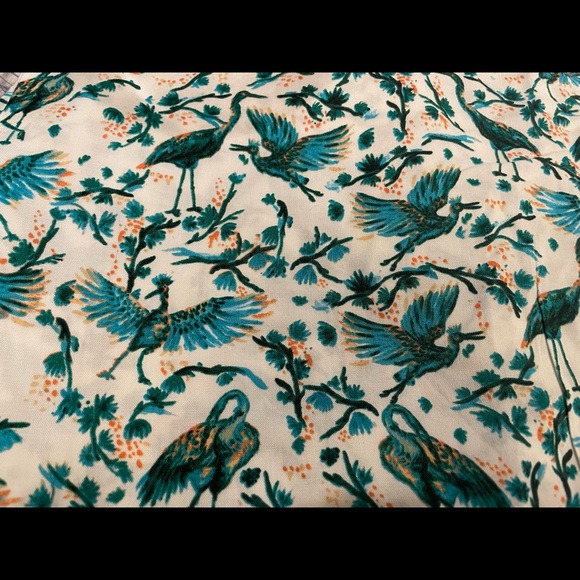 Anthropologie Saks Onia Tropical Wide Leg Pant Size M - Picture 4 of 4